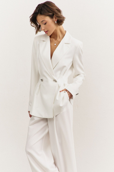 Брюки, жакет RINKA 1488/2 белый - фото 3