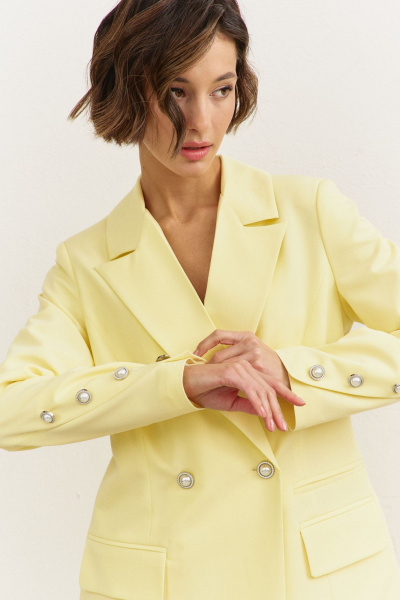 Брюки, жакет RINKA 1492 желтый - фото 7