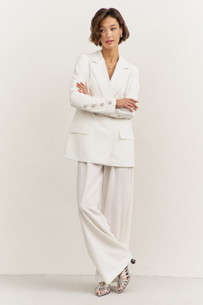 Брюки, жакет RINKA 1492/1 белый - фото 4