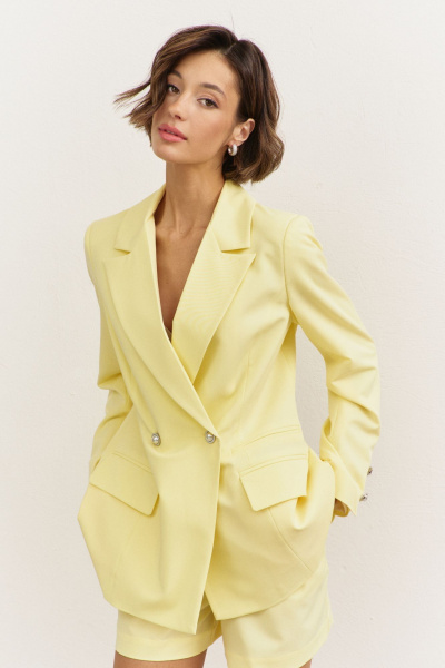 Жакет, шорты RINKA 1493 желтый - фото 9