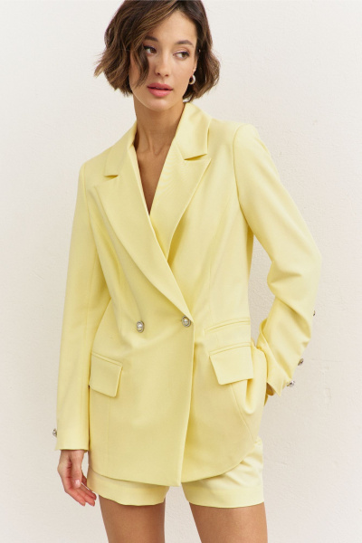 Жакет, шорты RINKA 1493 желтый - фото 7