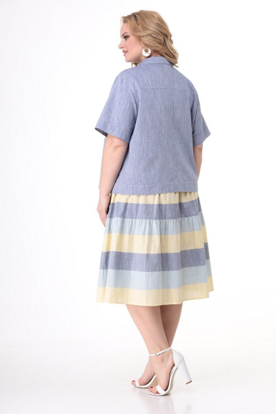 Жакет, сарафан Кэтисбел 2521 полоска - фото 3