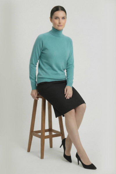 Свитер реглан с высоким воротником для демисезона Полесье С3433-17 7С1582-Д43 170,176 св.порселайн - фото 6