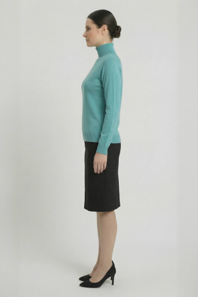 Свитер реглан с высоким воротником для демисезона Полесье С3433-17 7С1582-Д43 170,176 св.порселайн - фото 3