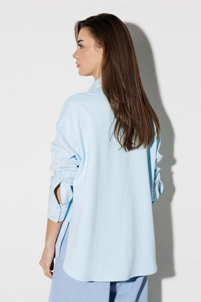 Блуза Butеr 3257 голубой - фото 4