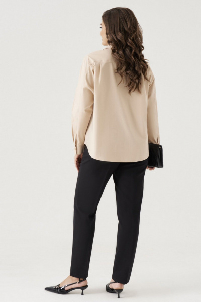 Блуза Панда 157343w бежевый - фото 6