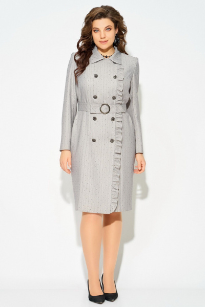 Платье Fita 5111 серо-бежевый - фото 4