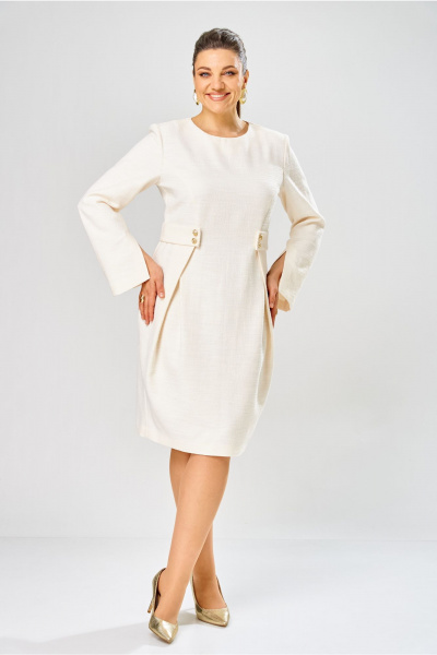 Платье Bonna Image 1018/1 молочный - фото 12