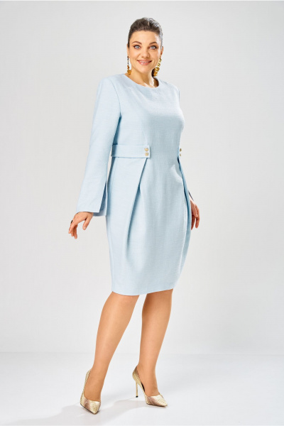 Платье Bonna Image 1018/2 голубой - фото 9