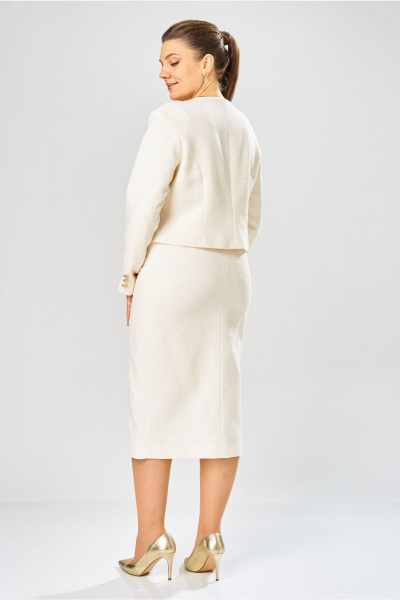 Жакет, юбка Bonna Image 1031/1 молочный - фото 12