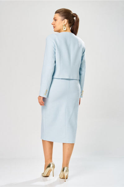 Жакет, юбка Bonna Image 1031/2 голубой - фото 5