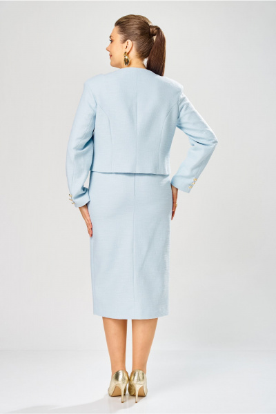 Жакет, юбка Bonna Image 1031/2 голубой - фото 4