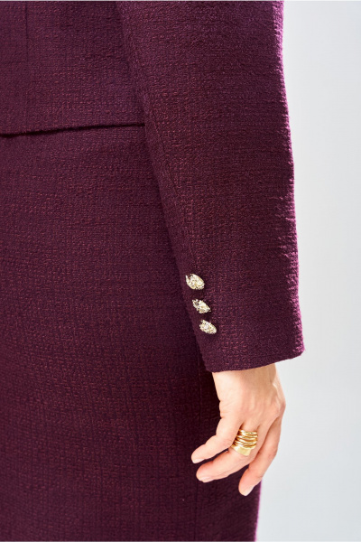 Жакет, юбка Bonna Image 1031/3 фиолетовый - фото 4