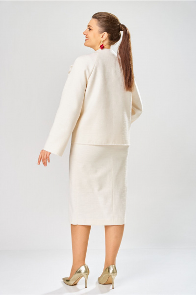 Жакет, юбка Bonna Image 1042/1 молочный - фото 8