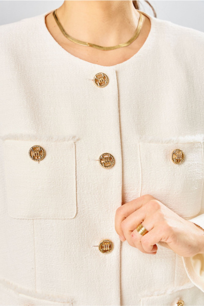 Жакет Bonna Image 1039/1 молочный - фото 7