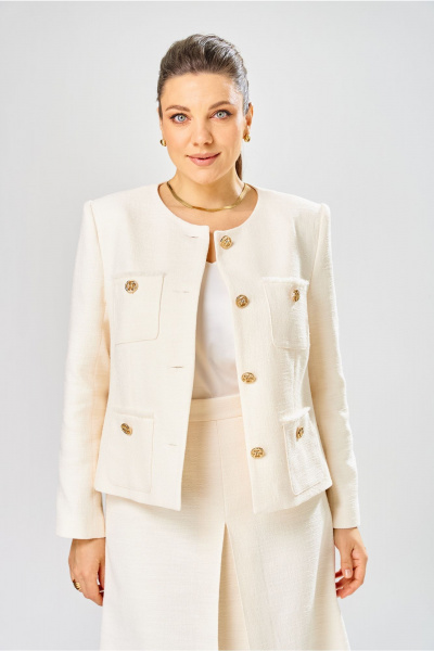 Жакет Bonna Image 1039/1 молочный - фото 5