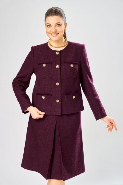Жакет Bonna Image 1039/3 фиолетовый - фото 4