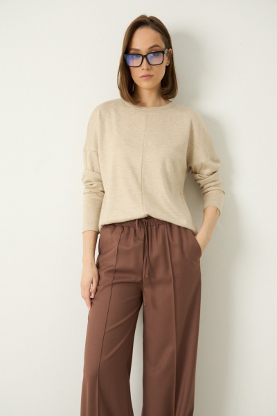 Брюки Luitui R2019 какао - фото 3