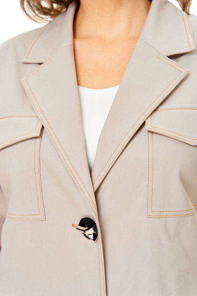Жакет, юбка VI ORO VR-1245 бежевый - фото 10