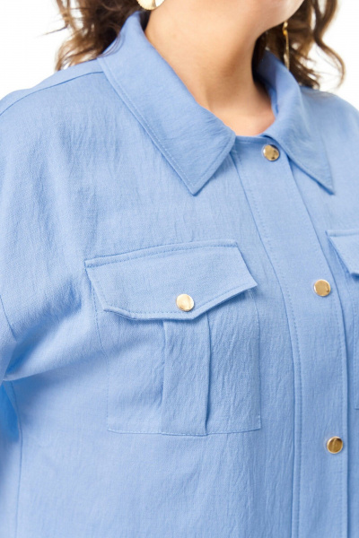 Брюки, жакет VI ORO VR-1251 голубой - фото 8