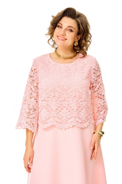 Платье VI ORO VR-1253 пудра - фото 2