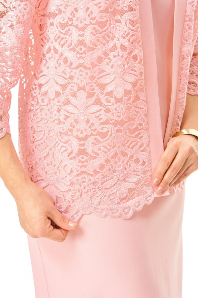 Кардиган, платье VI ORO VR-1254 пудра - фото 8