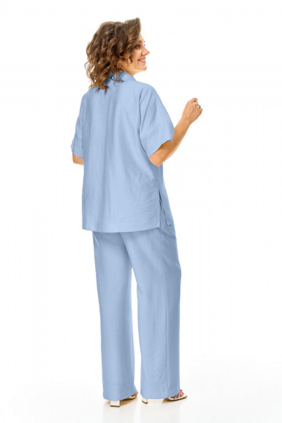 Блуза, брюки VI ORO VR-1257 голубой - фото 5