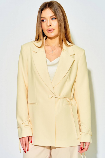 Жакет Laikony L-614 сливочный - фото 5