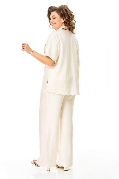Блуза, брюки VI ORO VR-1257 молочный - фото 9