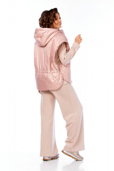 Брюки, жилет Диомант 2137 розовый - фото 11