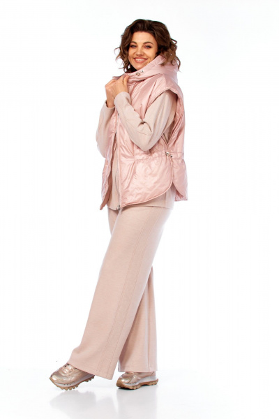 Брюки, жилет Диомант 2137 розовый - фото 10