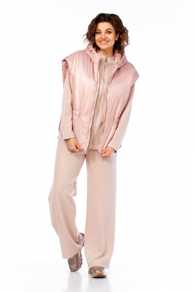 Брюки, жилет Диомант 2137 розовый - фото 9