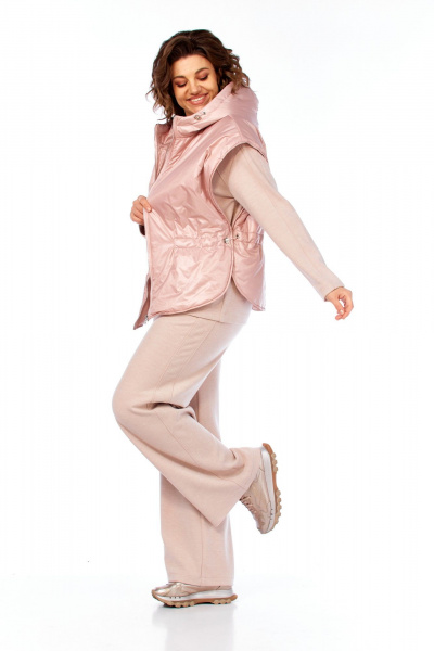 Брюки, жилет Диомант 2137 розовый - фото 8