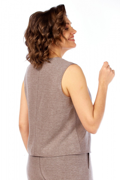 Брюки, жилет, кардиган Диомант 2142 капучино - фото 10