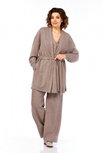 Брюки, жилет, кардиган Диомант 2142 капучино - фото 4