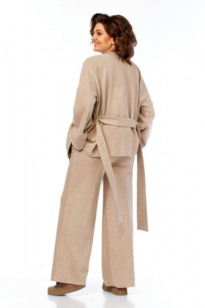 Брюки, кардиган, топ Диомант 2143 бежевый - фото 12