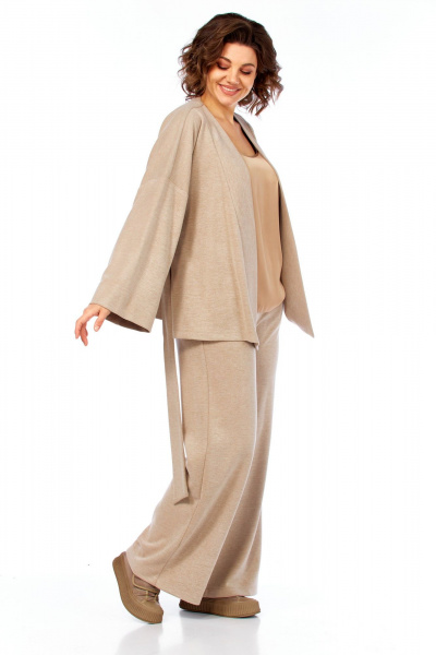 Брюки, кардиган, топ Диомант 2143 бежевый - фото 10
