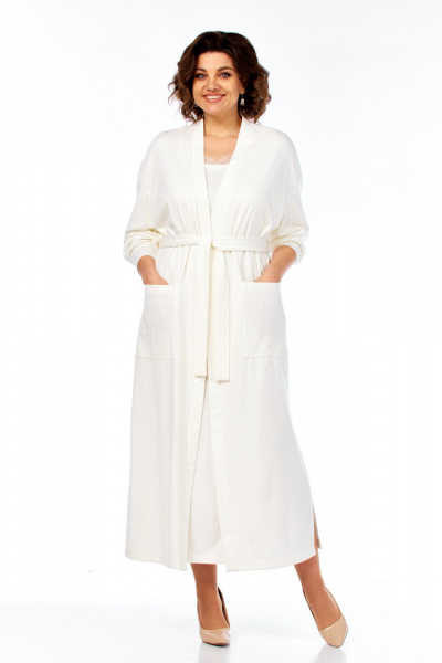 Кардиган, платье Диомант 2145 молоко - фото 1