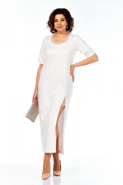 Кардиган, платье Диомант 2145 молоко - фото 8