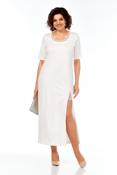 Кардиган, платье Диомант 2145 молоко - фото 7