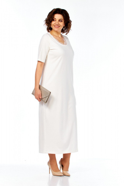 Кардиган, платье Диомант 2145 молоко - фото 6