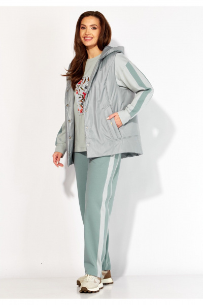 Брюки, жилет, свитшот TAiER 1422 мята - фото 7