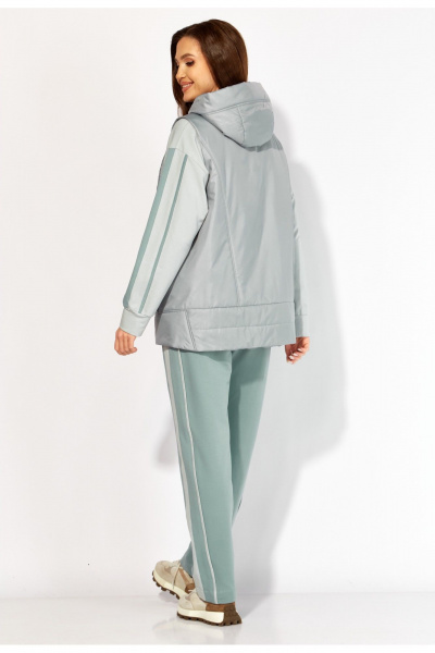 Брюки, жилет, свитшот TAiER 1422 мята - фото 6