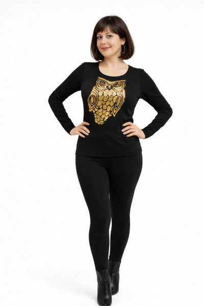 Джемпер трикотаж на каждый день OLANTIZ БВР004 сова - фото 3