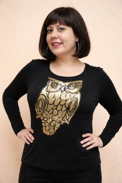 Джемпер трикотаж на каждый день OLANTIZ БВР004 сова - фото 2