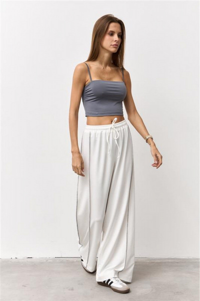 Брюки Luitui R2077 молочный - фото 8