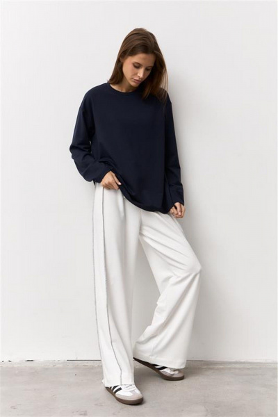 Брюки Luitui R2077 молочный - фото 2