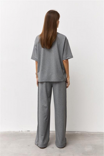 Брюки Luitui R2077 серый - фото 5