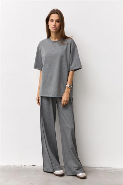 Брюки Luitui R2077 серый - фото 1