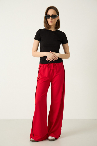 Брюки Luitui R2077 красный - фото 4